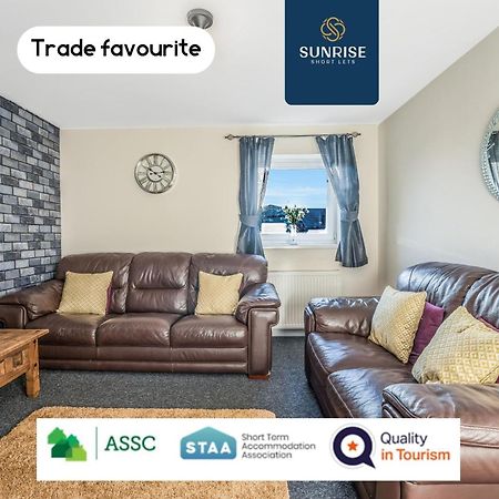 The Law, Has 4 Rooms With Tvs, 2 Bathrooms, Central, Free Parking, Fully Equipped, Contractor And Trades Favourite, 5 Mins To Centre - Long Stays, Invoice And Reduced Price Are Only Via Sunrise Short Lets Dundee Extérieur photo